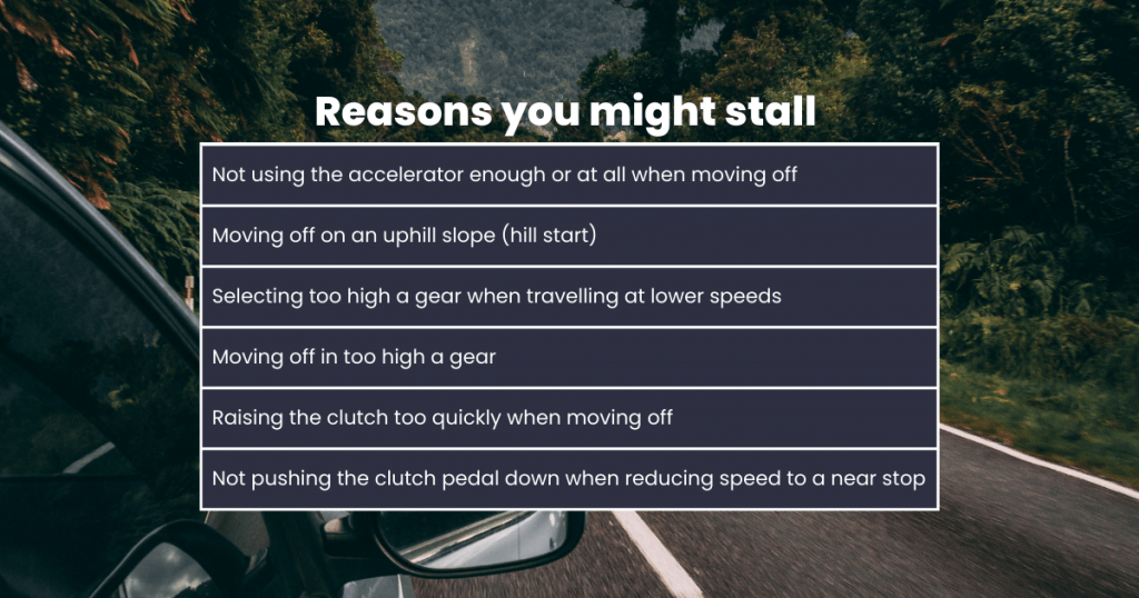 reasons for stalling