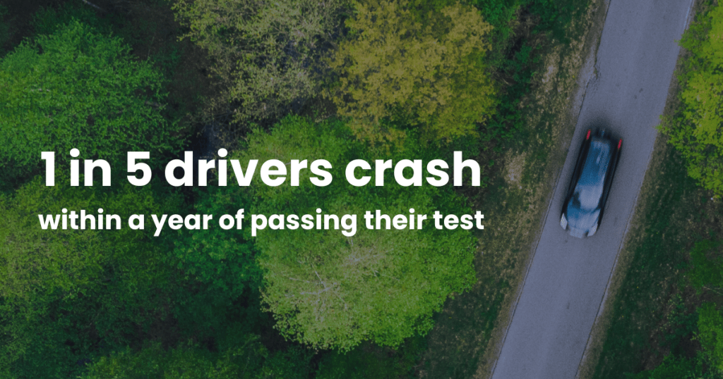 1 in 5 drivers crash within a year of passing their test